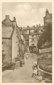 Robin Hoods Bay Yorkshire New Road England OLD PHOTO