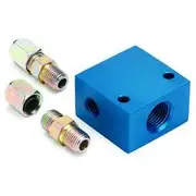 Autometer Fitting Adapter For Transmission Line 3/8 Inch O.D Tubing with 1/2 Inch NPTF Thread - AU2286