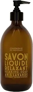 Compagnie de Provence® Liquid Soap Anise Lavender 495 ml | Soothing and Relaxing Fragrance | Sulphate Free