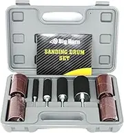 Big Horn 19521 Rubber Sanding Drum Set, 20 Piece