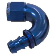 Aeroflow 510 Series Full Flow Tight Radius Push Lock 150° Hose End -12AN, AF515-12