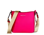 MICHAEL KORS JET SET TRAVEL SMALL SHOULDER MESSENGER BAG ELECTRIC PINK