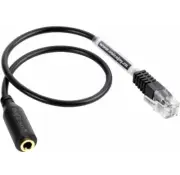 3.5mm Smartphone Headset to RJ9 Adapter for Telephone IP Phones:Yealink T20 T21