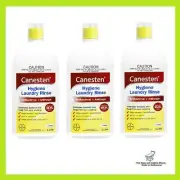 3 x Canesten Antibacterial And Antifungal Hygiene Laundry Rinse Lemon 1L