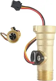 Water Heater Sensor - Inline Brass Flow Detector, Instant Heater Control | Fitting for Durable Pipe Sensors, Flow Activation for Maintenance of Tankless Heating Systems