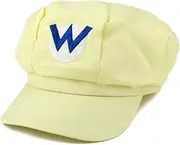 Armycrew Mario Luigi Wario Waluigi Fire Mario Embroidered Costume Newsboy Hat