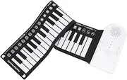 OFFIGAM Portable Key Roll Up Keyboard Piano Electronic Folding Travel Piano for Beginners Hand Roll Design Built Speaker Lightweight and Convenient for All Ages
