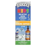 Sovereign Silver, Kids Bio-Active Silver Hydrosol, Daily+ Immune Support, Ages 4+, 10PPM, 4 fl oz (118 ml) (10 PPM per 1.6 ml)
