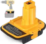 Dm18d Dca1820 Battery Adapter With Usb compatible with Dewalt 20v/18v compatible with Milwaukee M18 18v Lithium Battery Dcb204 Dcb205 Converter compat