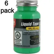 Gardner Bender LTG-400 Green Electrical Liquid Tape 4 oz **6 pack**