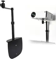 Projector Stand, Bedside Sofa Stand, 360 Degree Adjustable Table Side Projector Bracket Holder Universal Plug in Projector Bracket 1/4 Inch Thread 6.61lbs Load
