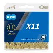 Original KMC X11 11 Speed Gold MTB Road Bike Chain 118L For Shimano SRAM Bicycle