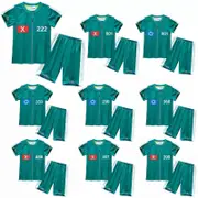 Kids Boys Girls Squid Game T shirt Pyjamas Set Cosplay T-shirt+Shorts Outfit Style3 6-7Years