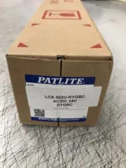 Patlite 24V Blue/Clear/Green/Red/Yellow Continuous Light Tower LCE-502U-RYGBC