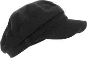 [BESTYASH] Women's Black Beret Hat Flat Cap French Beret Sun Protection Lightweight Breathable Vintage Navy Design for Occasions