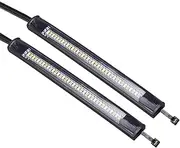 RAYWE 2Pcs Universal 36 LED Light Strip, Motorcycle Turn Signal Lights, Tail Trailer Brake Stop Light Flexible LED License Plate Lights