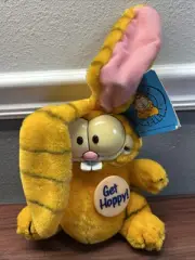1978 Garfield Dakin Get Hoppy Plush Stuffed Toy Rabbit Bunny 9” Easter W/tag