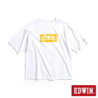 在飛比找momo購物網優惠-【EDWIN】男裝 橘標 LOGO上班喝咖啡短袖T恤(白色)