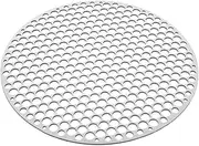 iplusmile Round BBQ Grill Rack Grill Mesh for Grilling Vegetables Meat Fish BBQ Mesh Screen for Indoor Outdoor Cooking