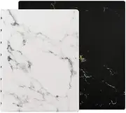 Filofax A5 Marble Pattern Notebook with Rose Gold Coloured Pen
