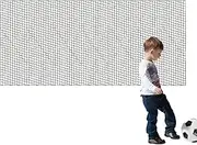 Backyard Stop Net,Weather-Proof Nylon Multifunctional Practice Barrier | Sports Practice Netting, Soccer Containment, Ball Hitting Netting for Garage, Garden, Basketball, Football Use