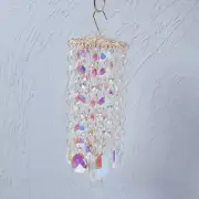 Colorful Crystal Wind Chime Hanging Drops Suncatcher Pendant Prisms Chakra Home
