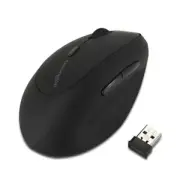 Kensington Pro Fit Ergonomic Vertical Left-Handed Wireless Mouse Black