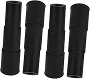 SHOWERORO 4pcs Swivel Chair Cover Lanyard Safety Belt Professional Insulation Pad Parts Cover Portable Heater Globe Mold Thermal Pad Pressure Pad Cover Accessory Black Plastic