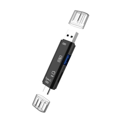 5 in 1 USB 2.0 Type C/USB /Micro-USB/TF/SD Memory Card Reader OTG Card9545