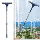 2 in 1 Window Cleaner Long Handle Magic Broom New Window Squeegee Home