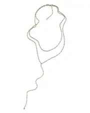 Jennifer Zeuner Ace Lariat Necklace, 16