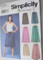 Simplicity 9265 Misses Skirt Pattern Sz 6-8-10-12 Uncut
