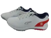 Puma Alphacat Nitro Mens White Red Navy Blue Athletic Shoes Size 7.5 New