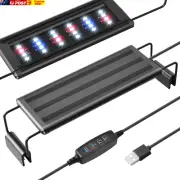 USB Mini Aquarium LED Light, Full Spectrum Aquarium Light with Extendable Bracke