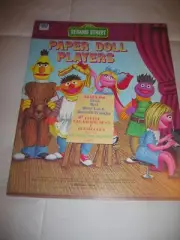 Vintage Sesame Street Paper Doll Players 1976 Whitman NEW book