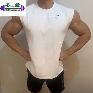 「呱呱健身」🇬🇧Gymshark 飛機袖 stringer  男子無袖背心 健身無袖背心 健身背心 棉質 坎肩背心