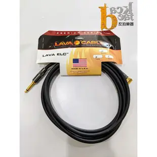 【反拍樂器】LAVA CABLE ELC RS 一直一L 10呎 10ft 吉他 貝斯 導線