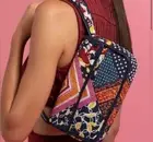 Staud Tommy Beaded Bag Patchwork