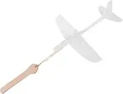 CHICAMPERA Foam Glider Airplane Toy Paintable White Blank Foam Planes for Art Outdoor Flying Fun Beginner-Friendly Design Unique Hand-Painted Creations for Boys and Girls Family Games