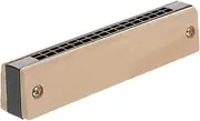 Toyvian Adorable DIY Graffiti Wooden Harmonica Double Row Musical Instrument for Boys and Early Music Learning and Development