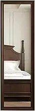 Standing Mirror Full Length,Wood Framed Wall Mounted Floor Mirror Leaning Or Wall Mounted,for Living Room Bedroom Hallway(Black)