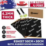 24PCS Butyl Sound Deadener Free Roller High Quality Anti-Vibration 50cm x 30cm (for: MG)