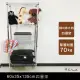 【A+Courbe】鐵力士鍍鉻萬用收納四層架35x60x135cm(鐵架 收納架 置物架 電器架 床邊櫃 鞋櫃 衣櫃)