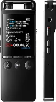 144GB Digital Voice Recorder,1100 Hours Voice Activated Recording Device,Tape Re