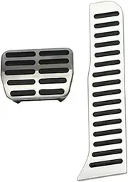 Szwaldaper for, A3 S3 8P 2006 2007 2008 2009 2010 2011 2012 2013 Stainless Steel Car Pedals Accelerator Brake Non-Slip Pedal Cover Pads Car Accelerator Pedal Cover(2 pcs)