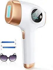 Laser Hair Removal for Women and Men, 3-in-1 IPL Hair Removal, Advanced Permanent Hair Remover, 9 Energy Levels, 999,900 Flashes, At Home Epilation Painless Cleared for Armpits Bikini Legs Whole Body