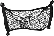 HEALEEP Car Trunk Net Elastic Cargo Storage Organizer for SUV Truck Durable High Strength Design Easy Installation Ample Storage for Luggage Gear