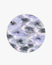 185' Round | Machine Washable Runner Rug | Kid & Pet Friendly | Indoor Rug | Emma Lavender Tufted Rug | Ruggable