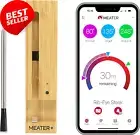 Wireless Smart Meat Thermometer 50m Range for Oven Grill BBQ Smoker Bluetooth