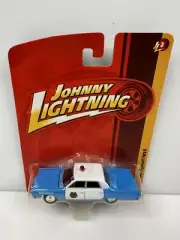 Johnny Lightning 1967 Plymouth Fury II Police Car Blue White